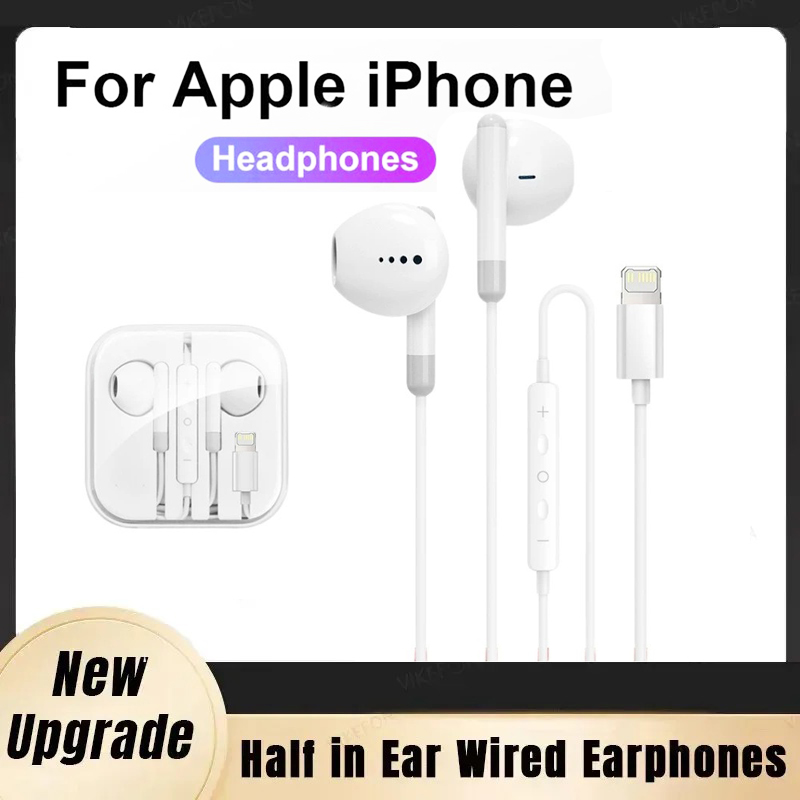 Wired Earphone Lightning - Auriculares con cable originales para Apple