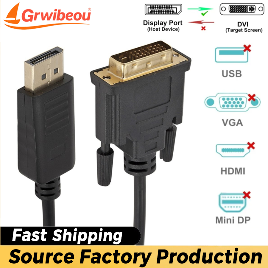 Tablet Lap Desk - Cable adaptador DisplayPort DP a DVI,