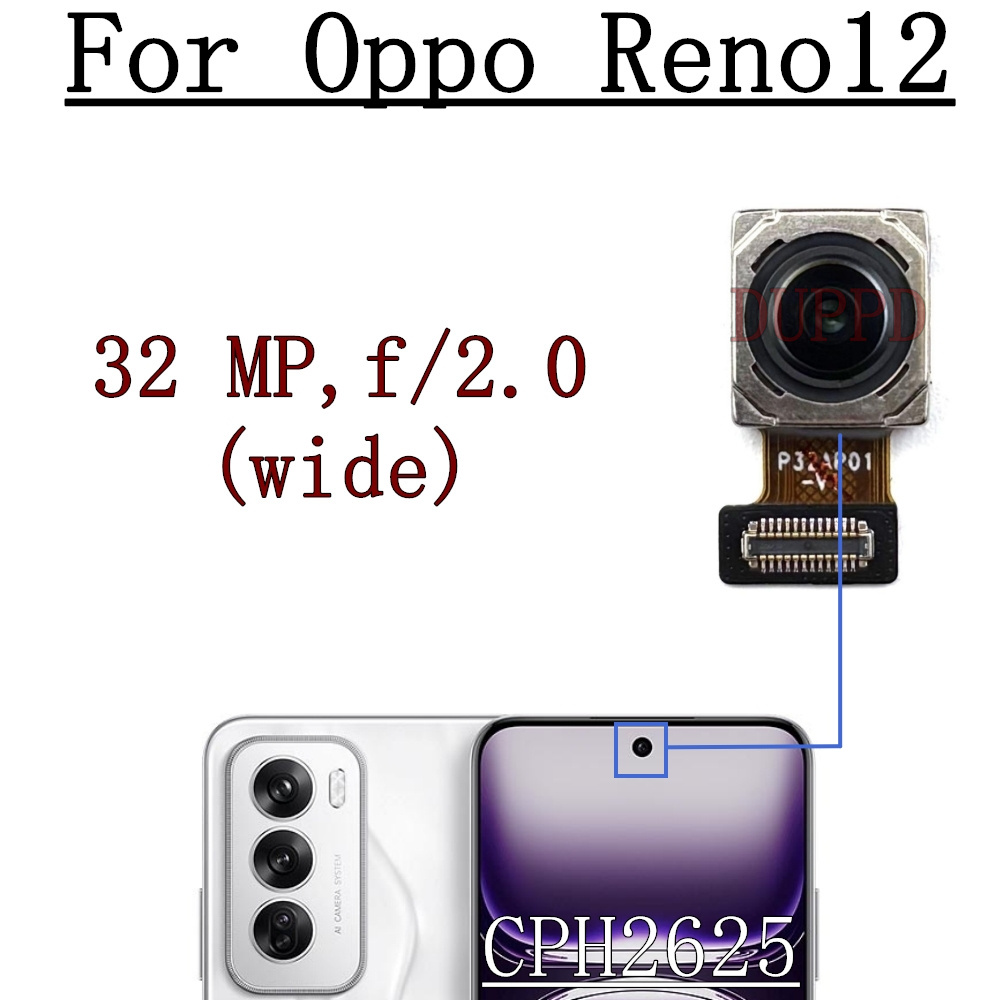 Cámara trasera delantera para  - Oppo Reno 12 reseña y precio